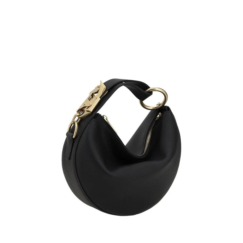 Burberry Leather Handbag - Half-Moon Bags