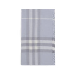 Burberry Light Blue Wool Scarf