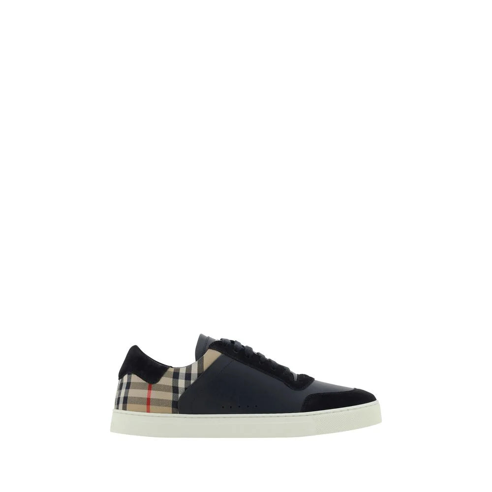 Burberry Multicolor Calf Leather Bos Taurus Low Top Sneakers