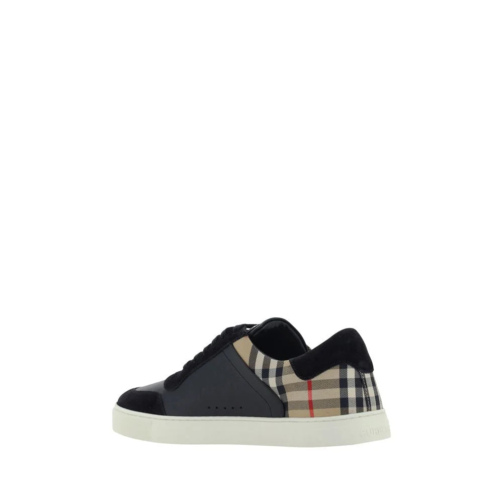 Burberry Multicolor Calf Leather Bos Taurus Low Top Sneakers - EU40/US7