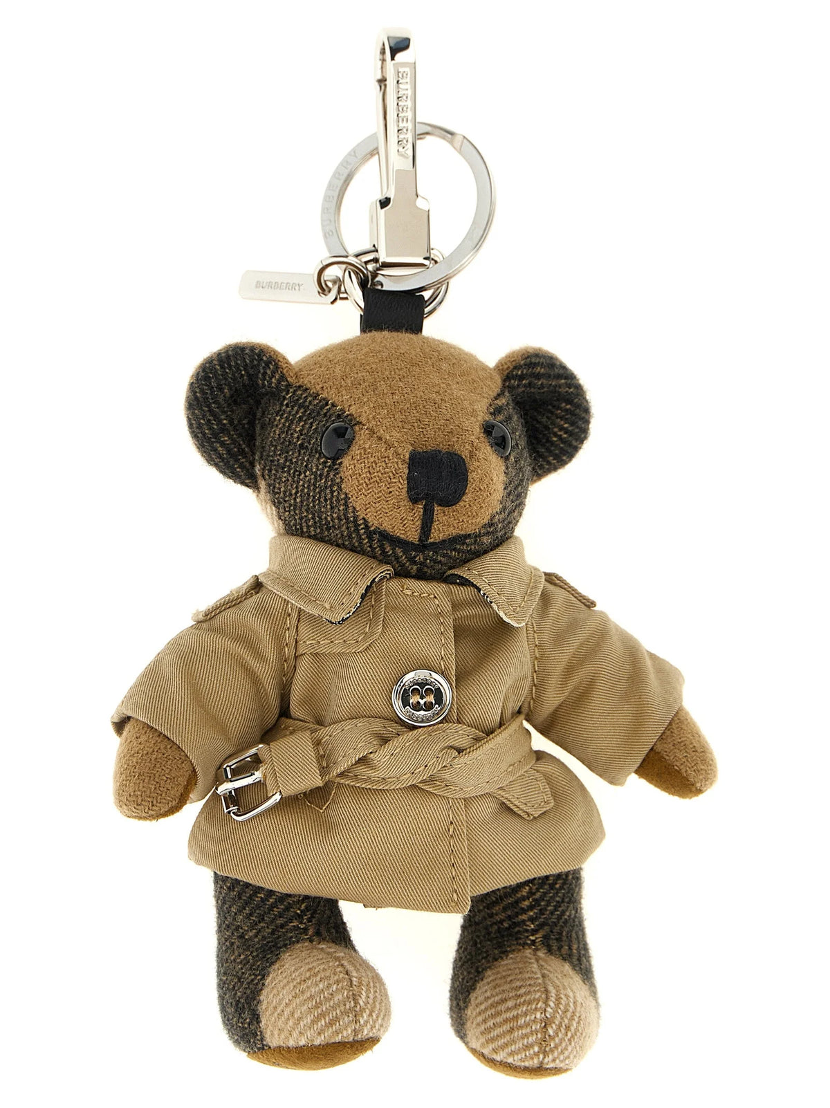 Burberry Multicolor Cashmere Keychain