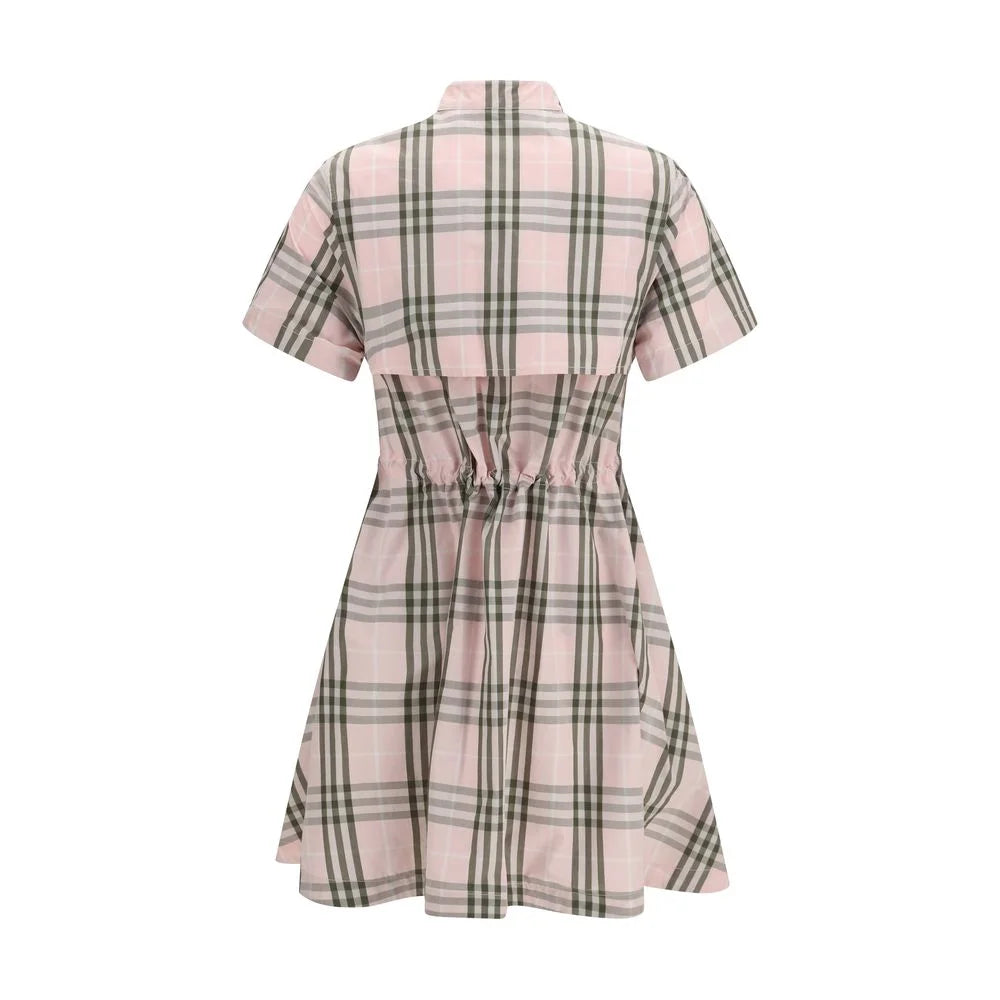 Sukienka casual Burberry wielokolorowa z bawełny - 8