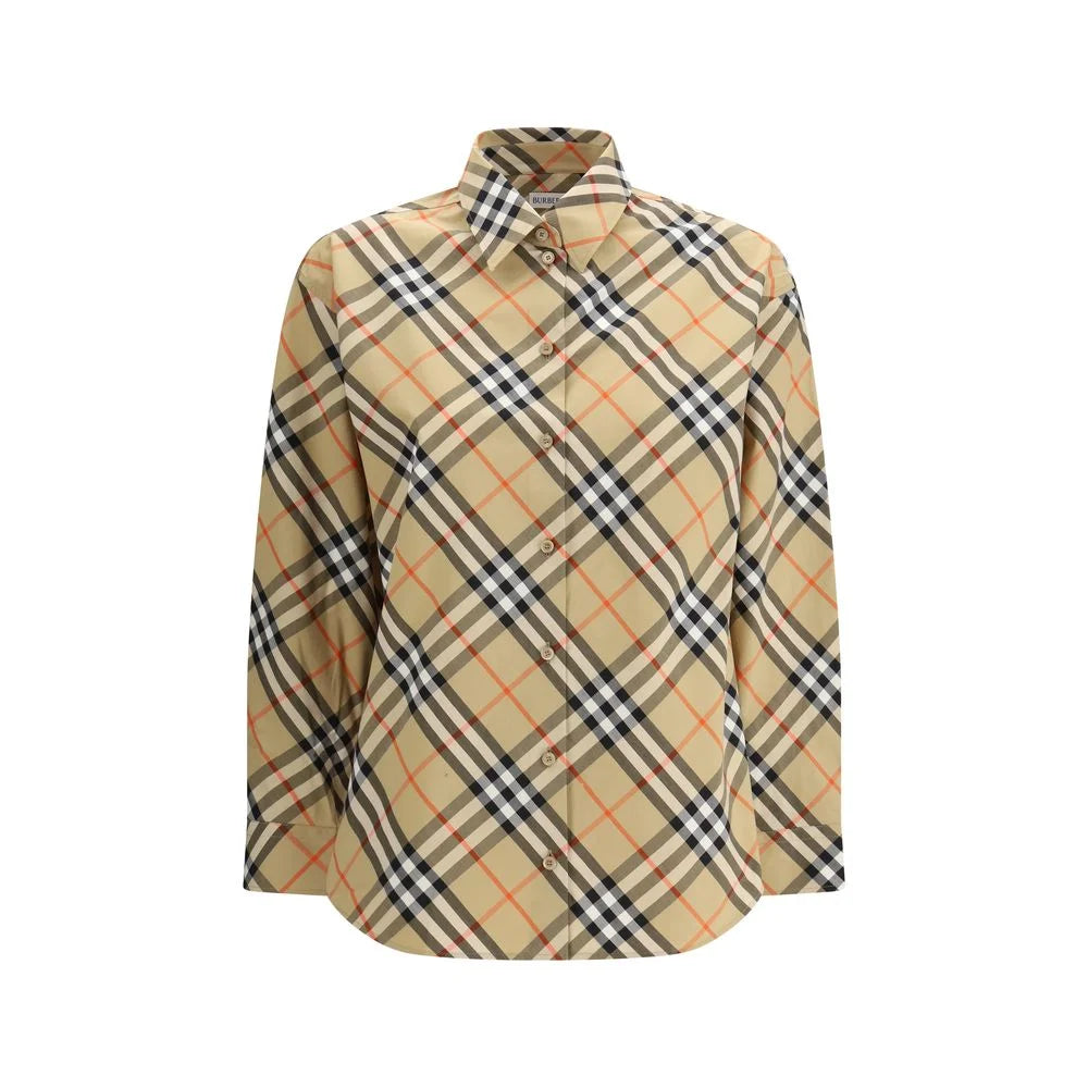 Burberry Multicolor Cotton Pattern Shirt
