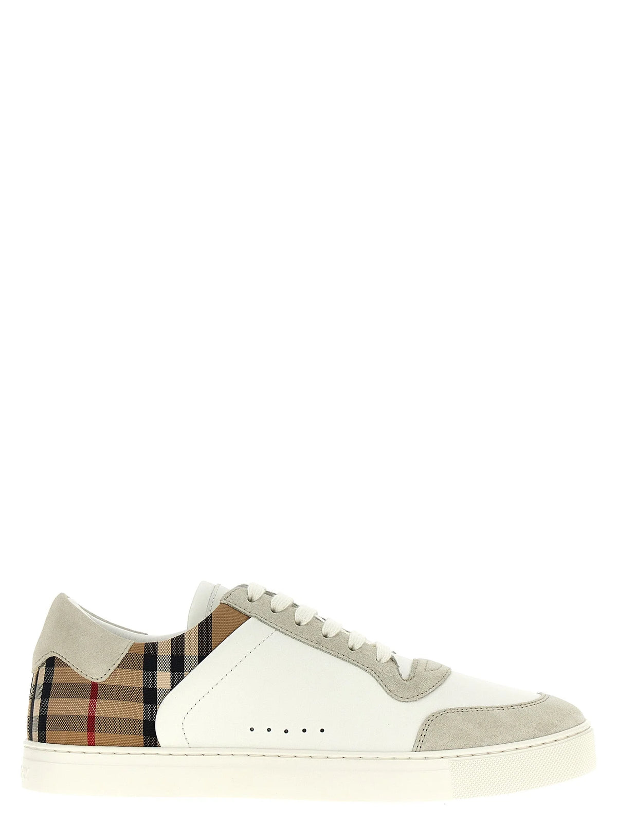 Burberry Multicolor Leather Low Top Sneakers - EU46/US13