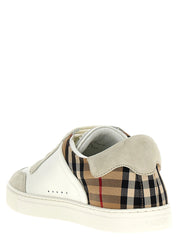 Burberry Multicolor Leather Low Top Sneakers - EU46/US13