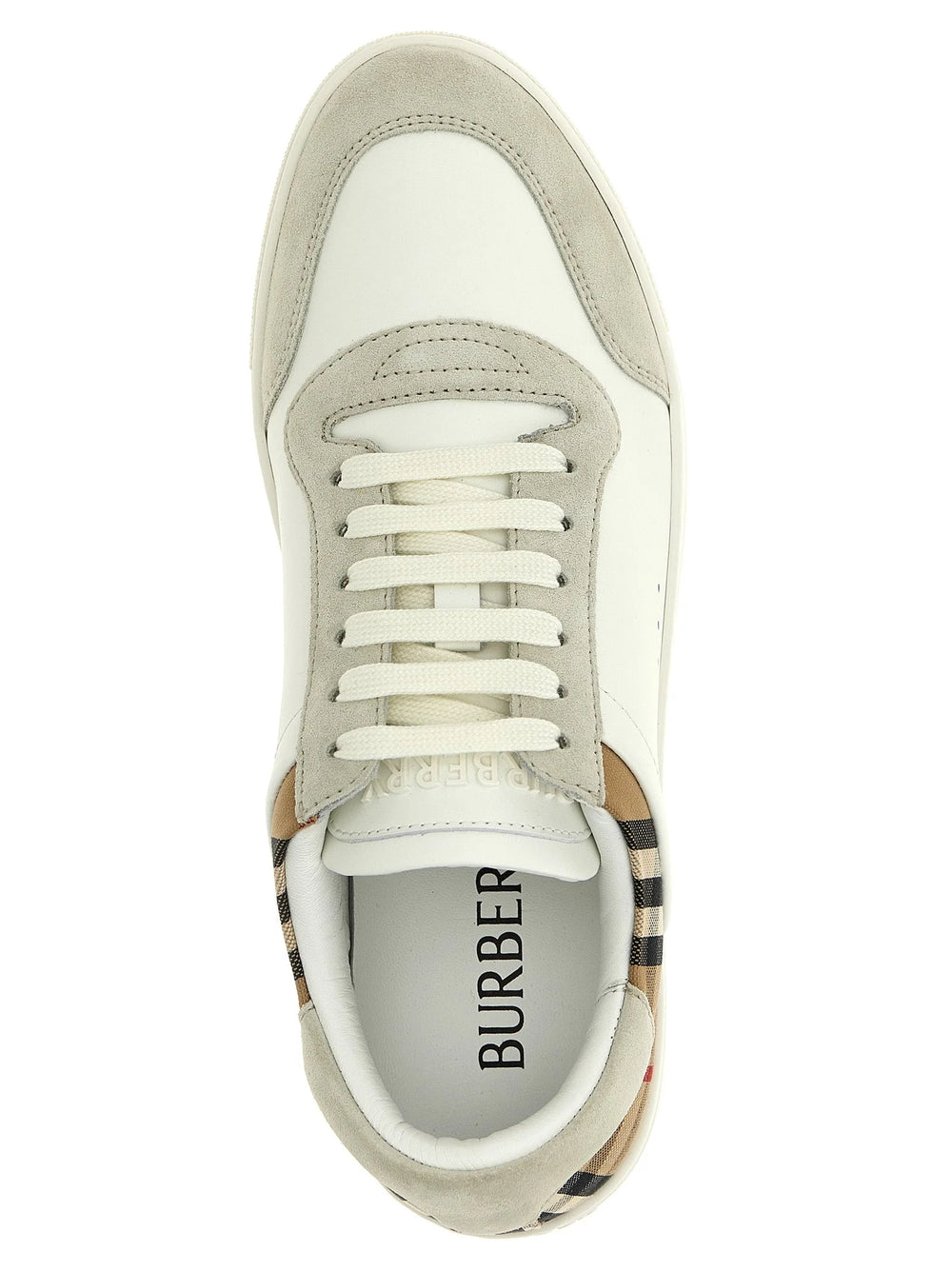 Burberry Multicolor Leather Low Top Sneakers - EU46/US13