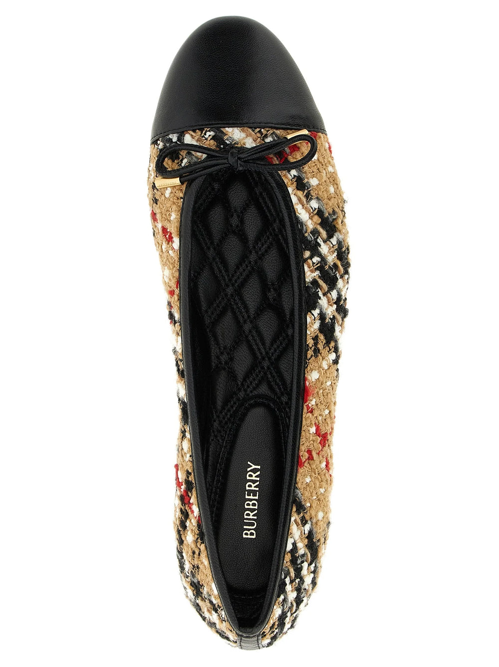 Burberry Multicolor Polyester Ballet Flats