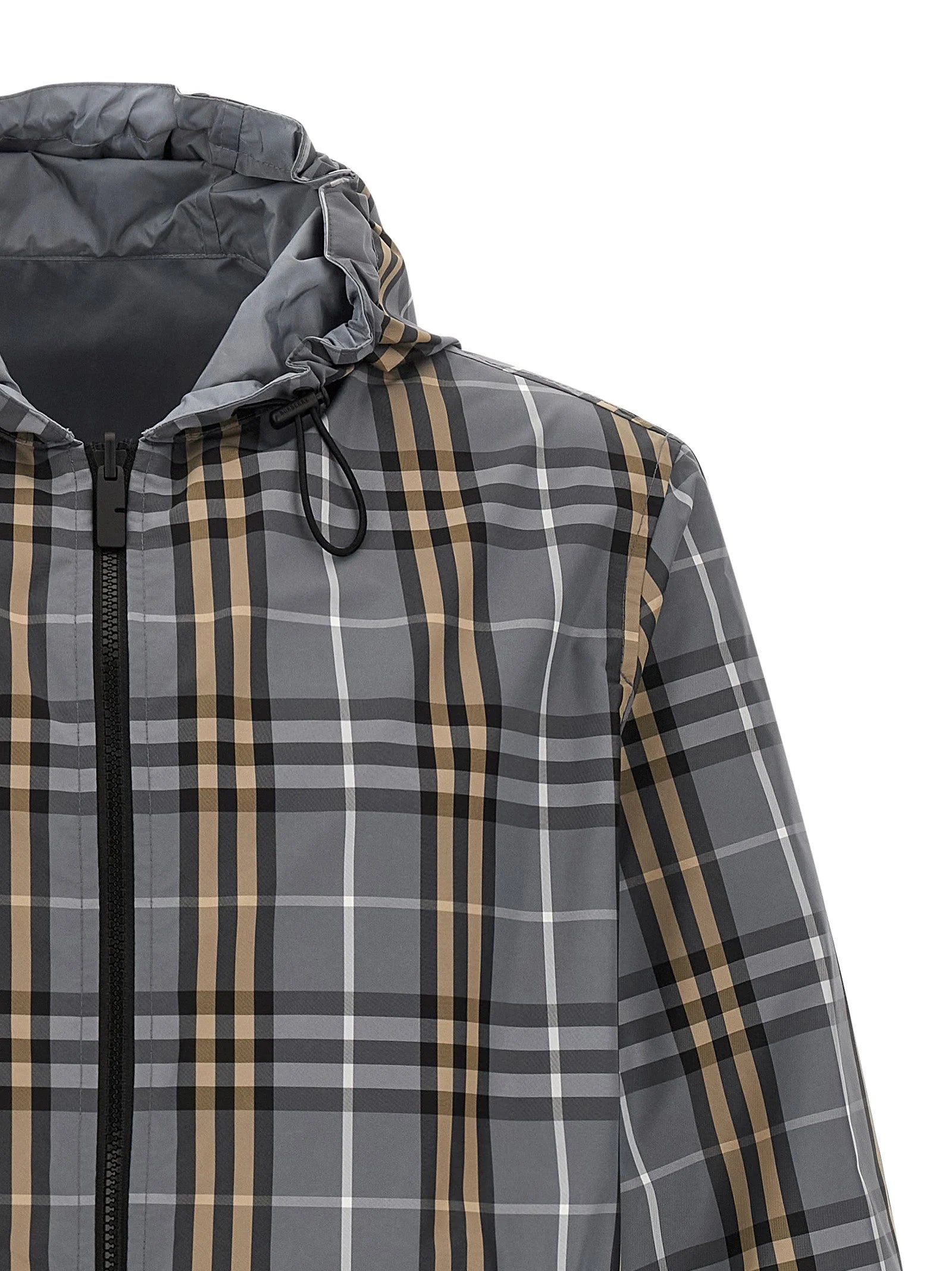 Burberry Multicolor Polyester Shell Jacket - XL