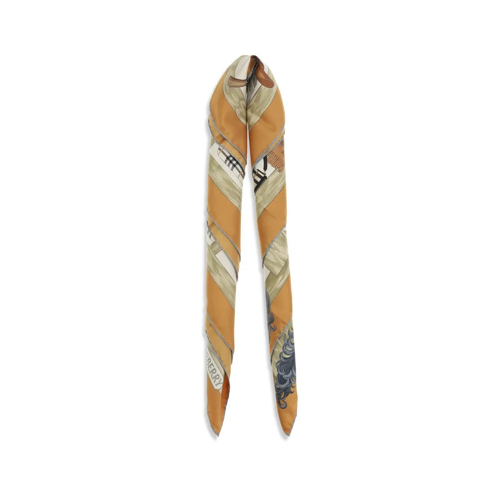 Burberry Multicolor Silk Scarf
