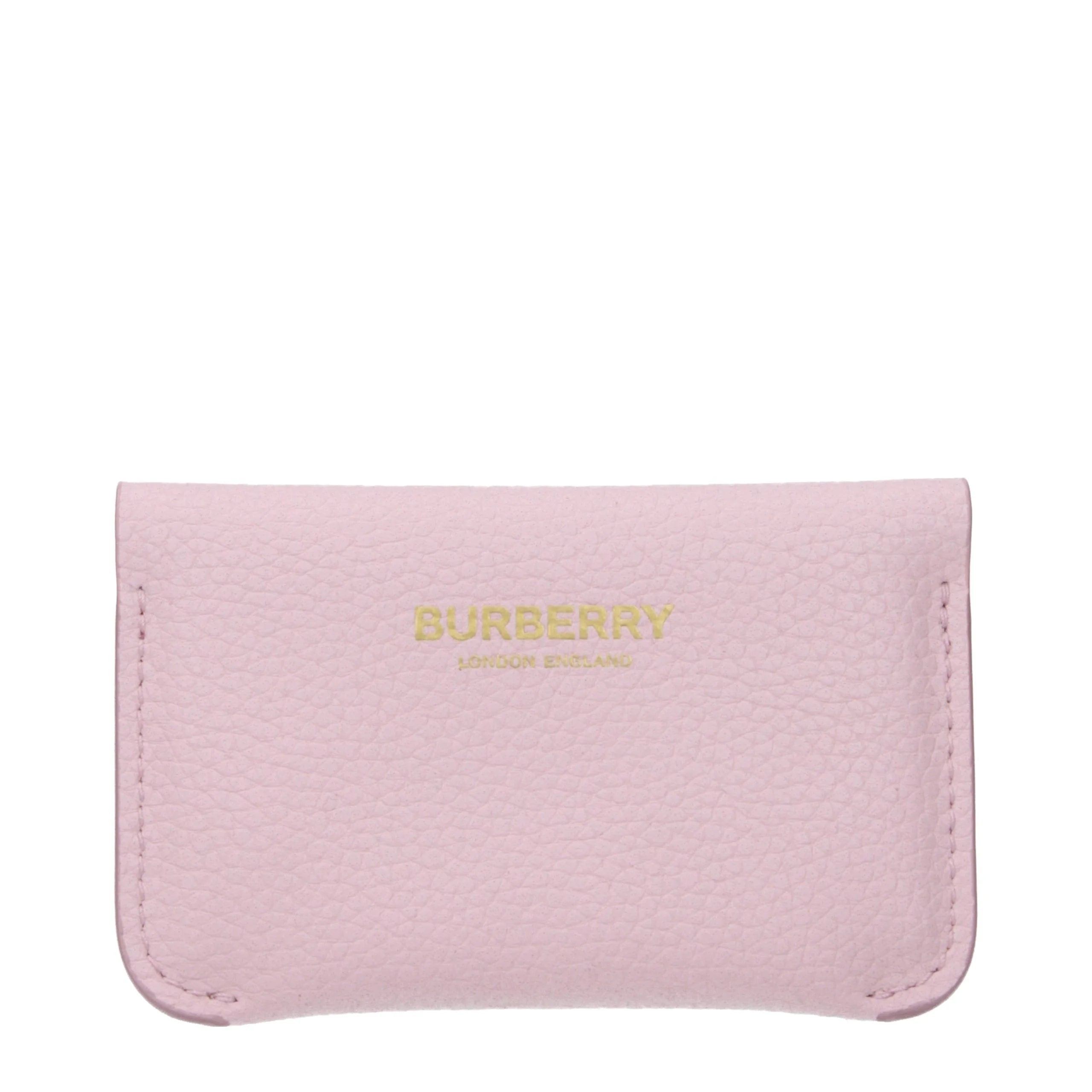 Burberry Pink Leather Cardholder