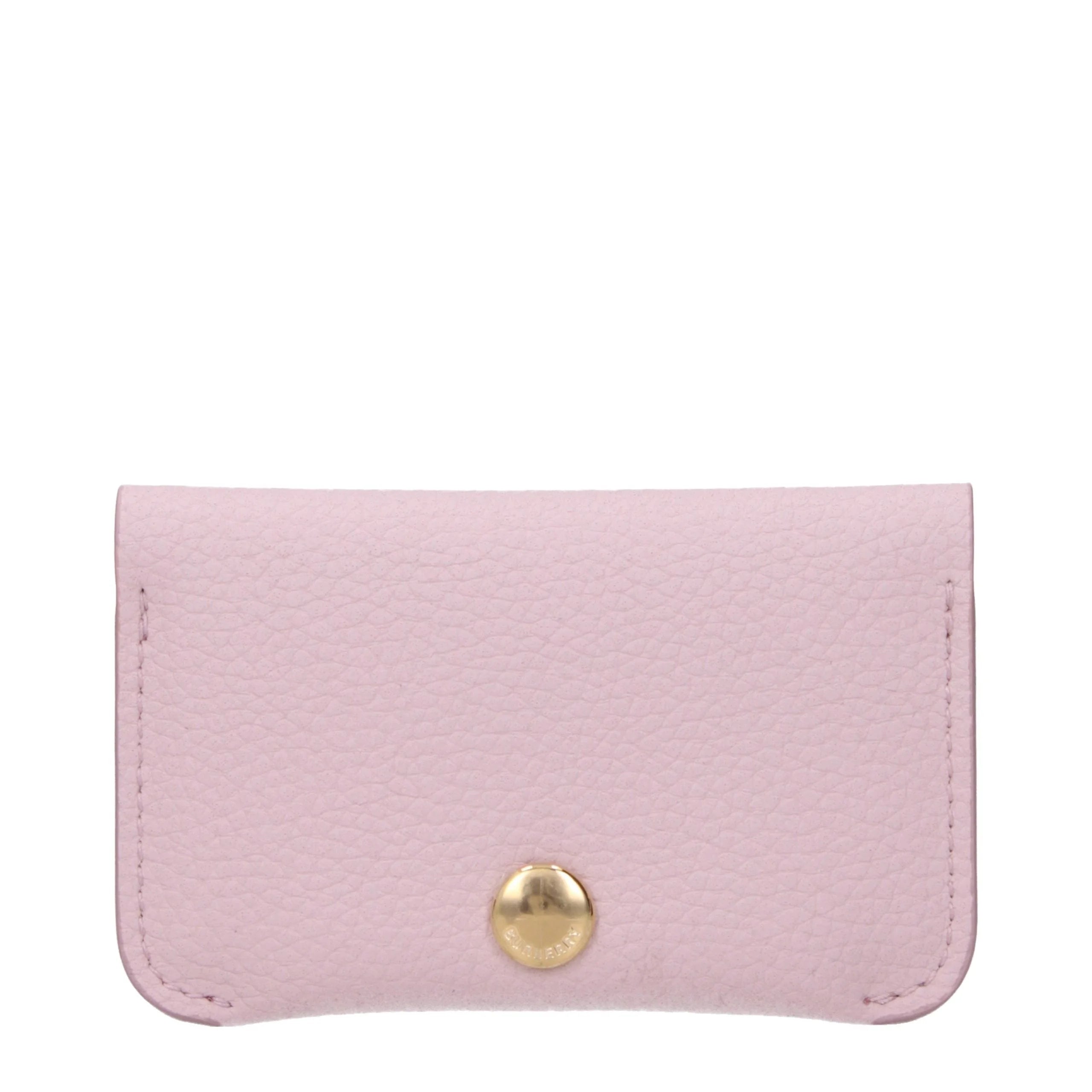 Burberry Pink Leather Cardholder