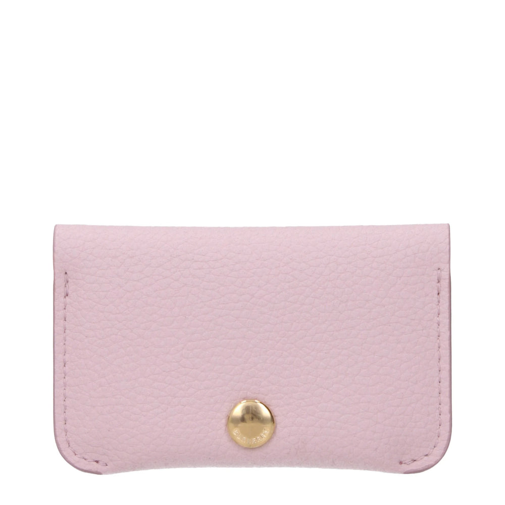 Burberry Pink Leather Cardholder