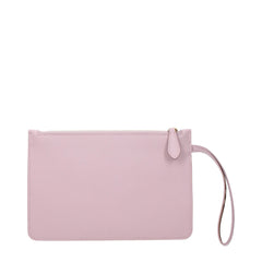 Burberry Pink Leather Clutch Bag