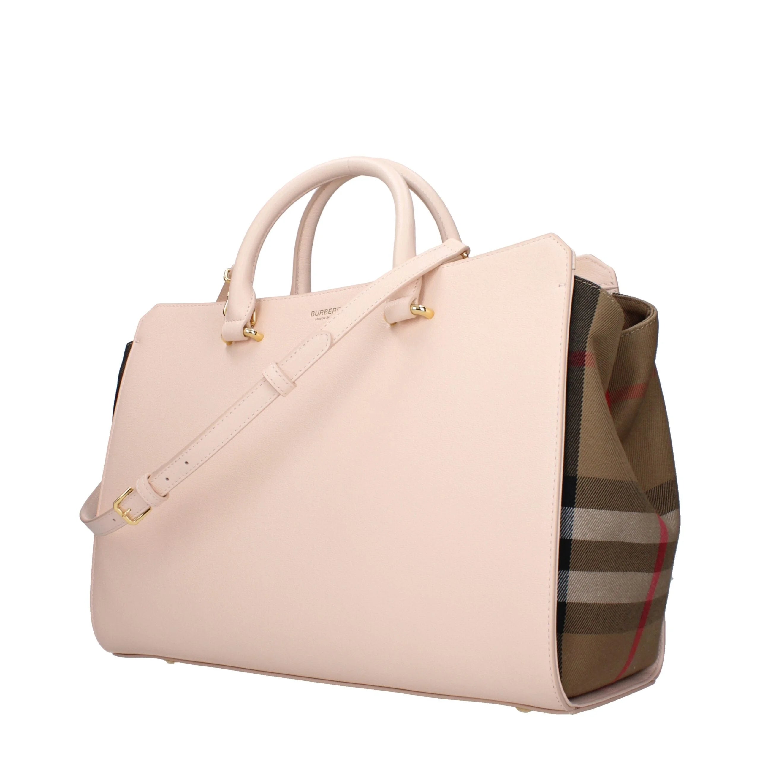 Burberry Pink Leather Handbags