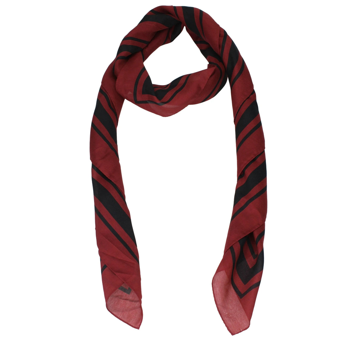 Burberry Red Cotton Foulard