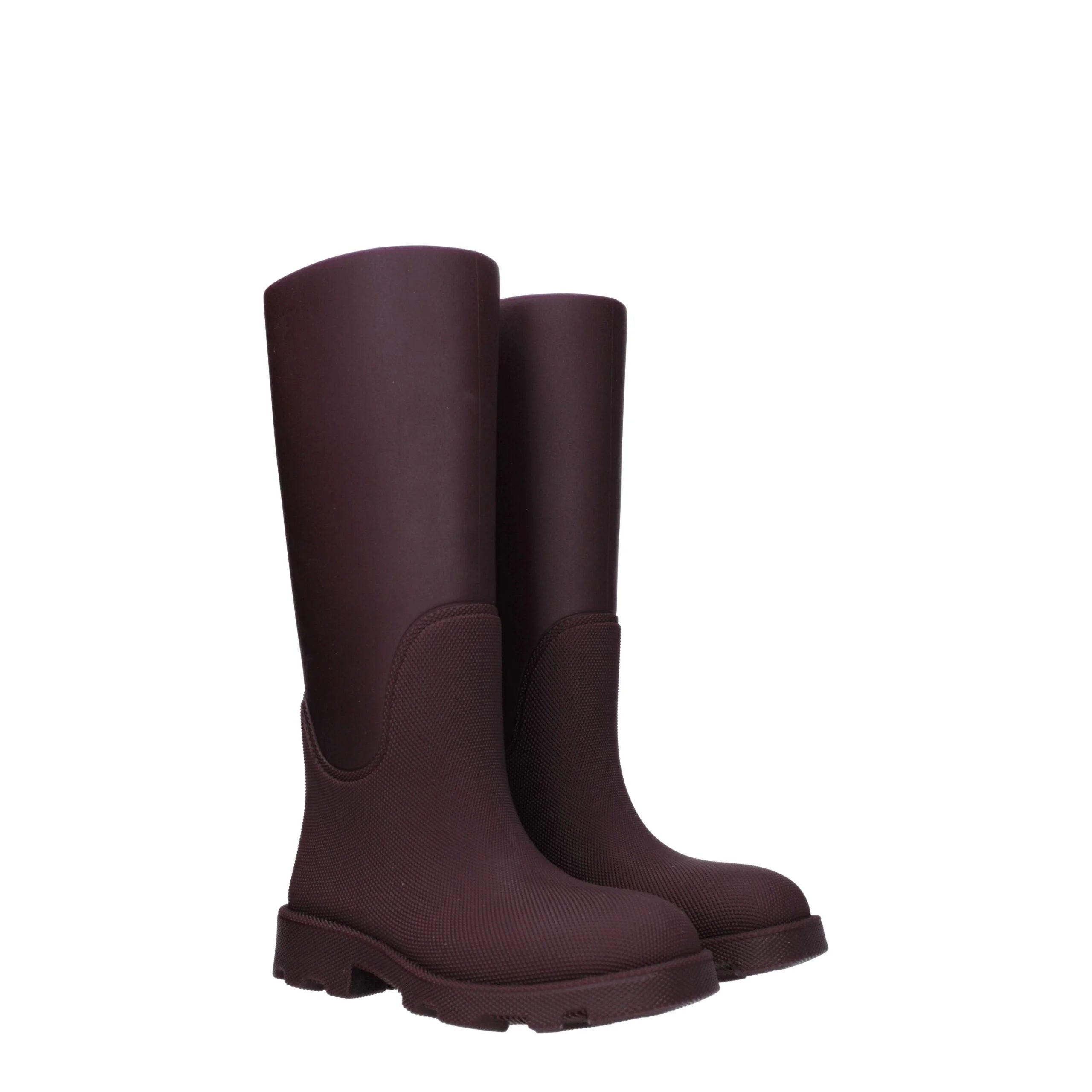 Burberry Red Cotton Rain Boots - EU37/US7