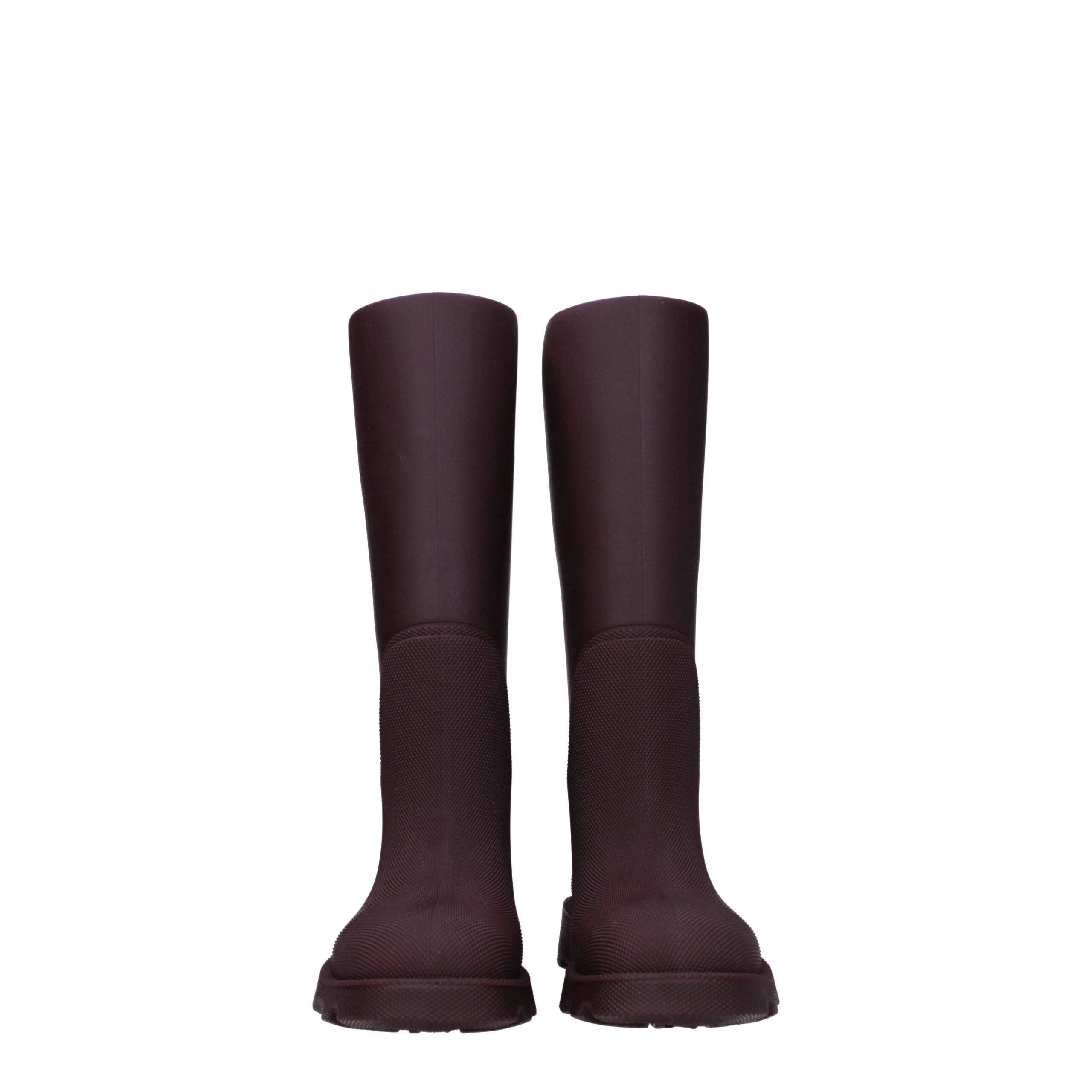 Burberry Red Cotton Rain Boots - EU37/US7