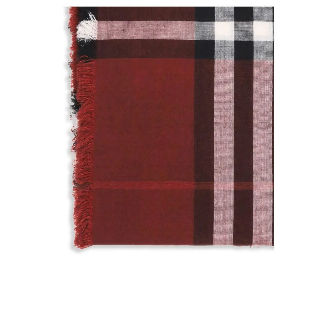 Burberry Reversible Check wool and silk Scarf - Scarves & Shawls