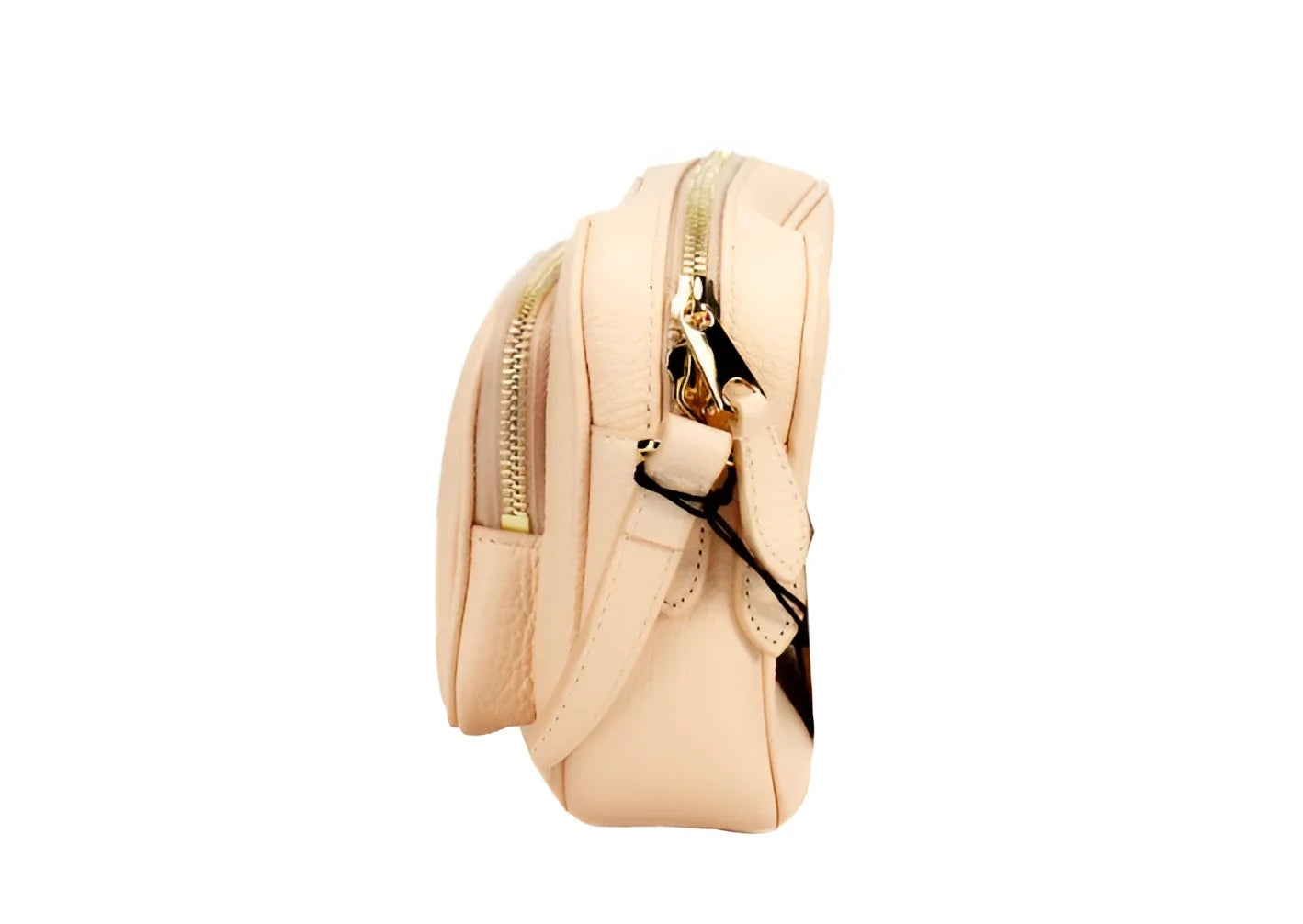 Burberry Small Branded Peach Pink Grainy Leather Camera Crossbody Bag - Cross Body Bags