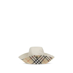 Burberry White Cotton Bucket Hat - S