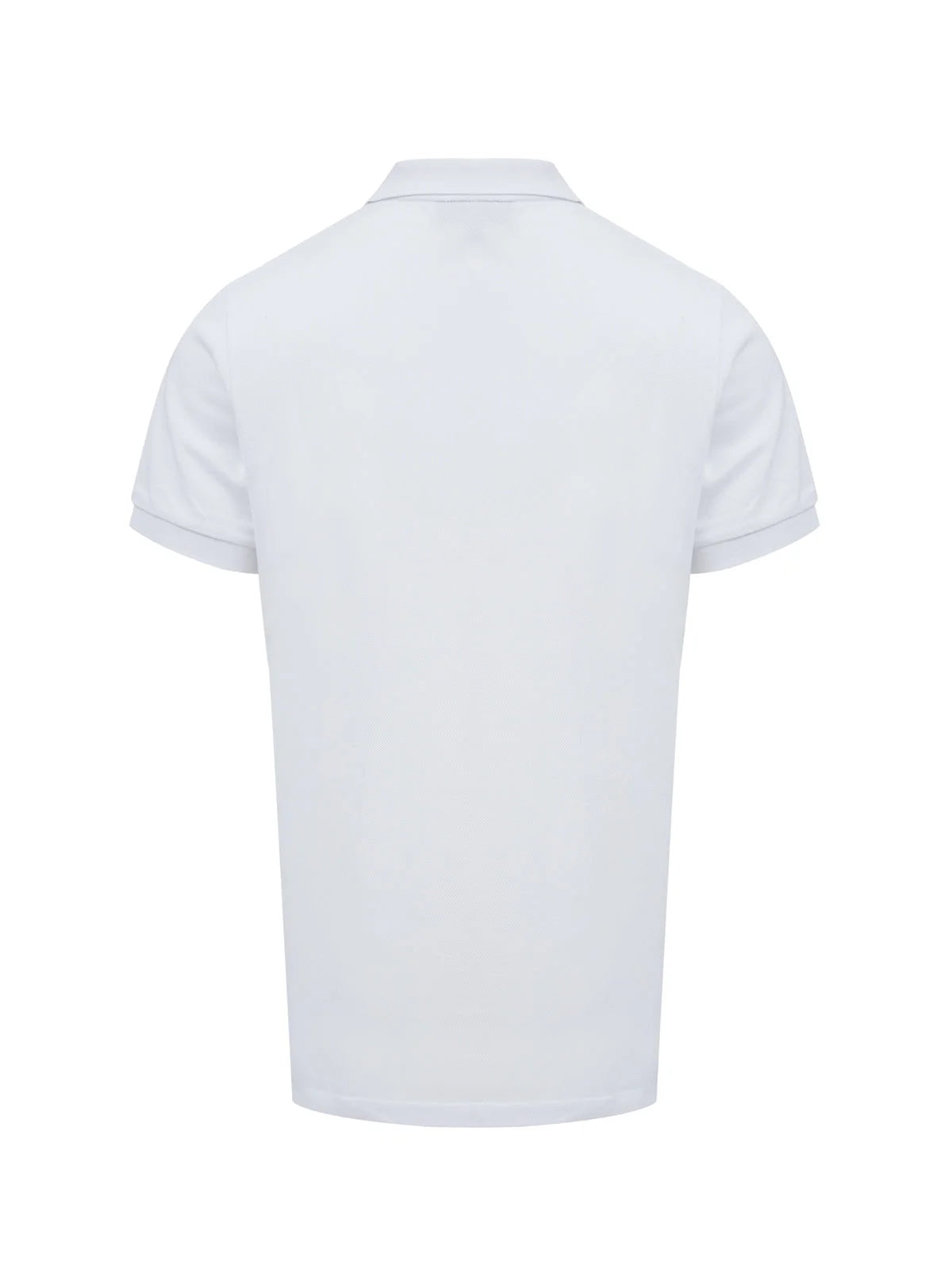Burberry White Cotton Collared Polo Shirt - Polos