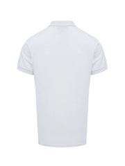 Burberry White Cotton Collared Polo Shirt - Polos