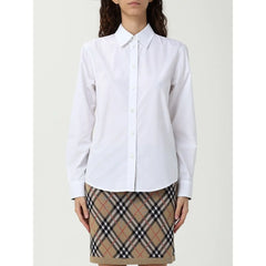 Burberry White Cotton Dress Shirt - 8