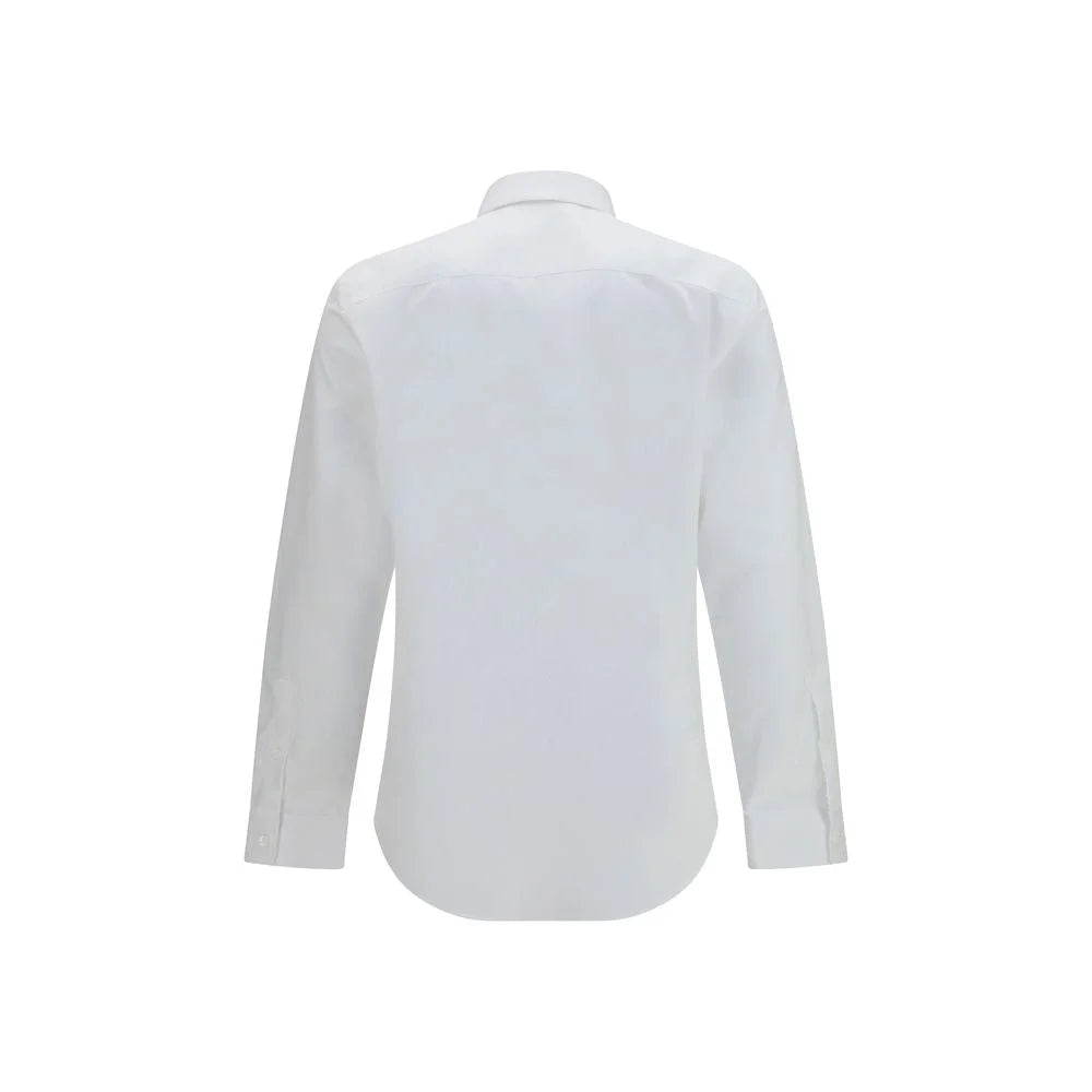 Camisa de algodão branca Burberry