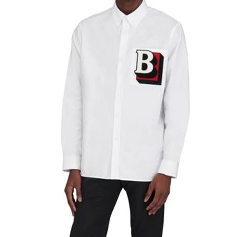Burberry White Cotton Dress Shirt - XXS