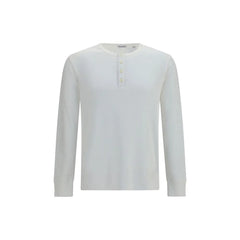Burberry White Cotton Long Sleeve T-Shirt