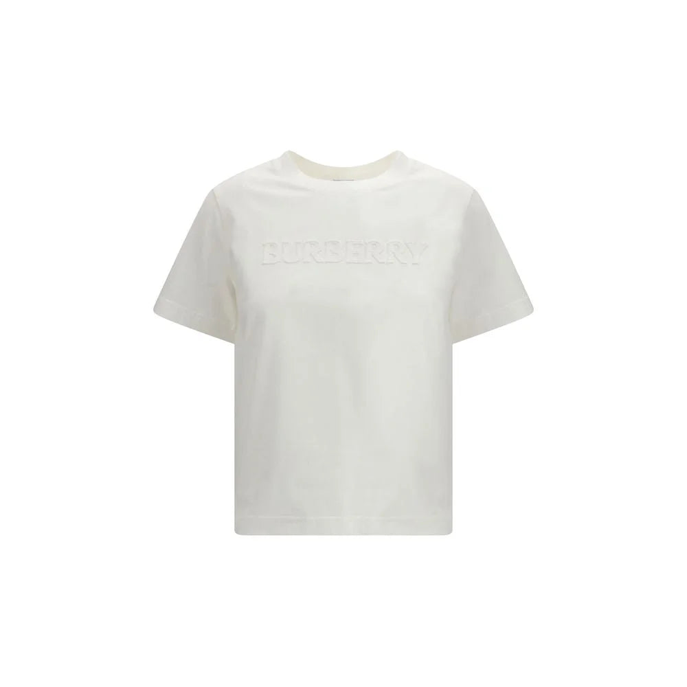 Burberry White Cotton Sportswear