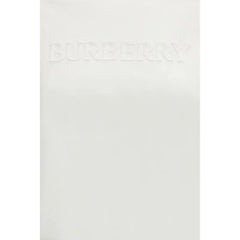 Burberry White Cotton Sportswear