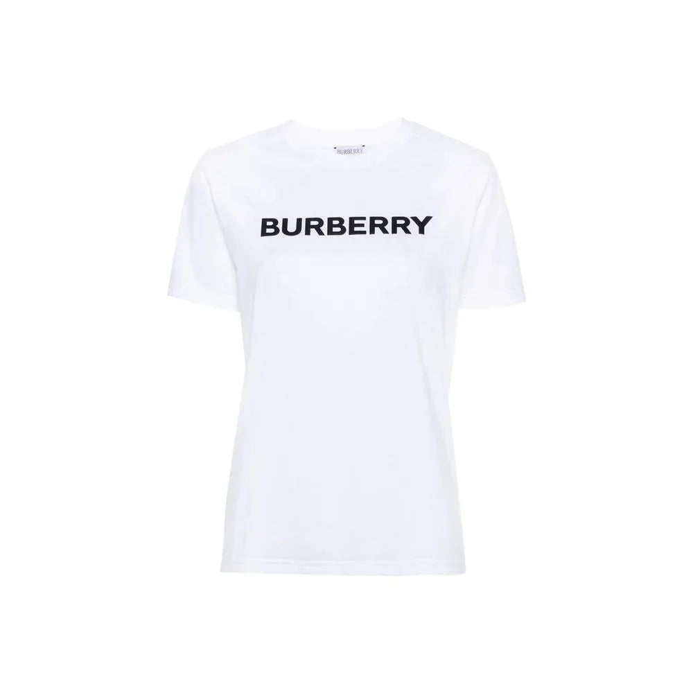 Burberry White Cotton T-Shirt