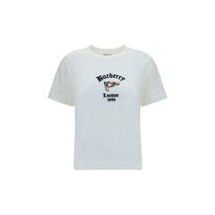 Burberry White Cotton T-Shirt