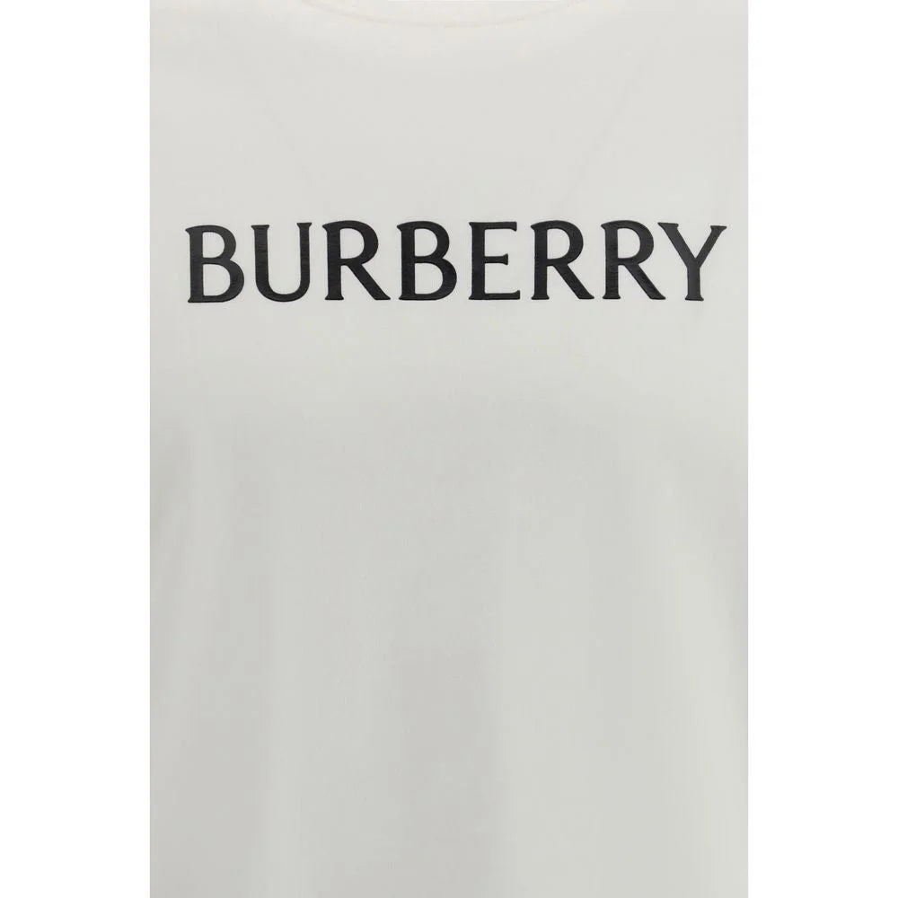 Burberry White Cotton T-Shirt