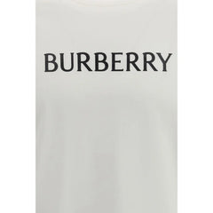 Burberry White Cotton T-Shirt