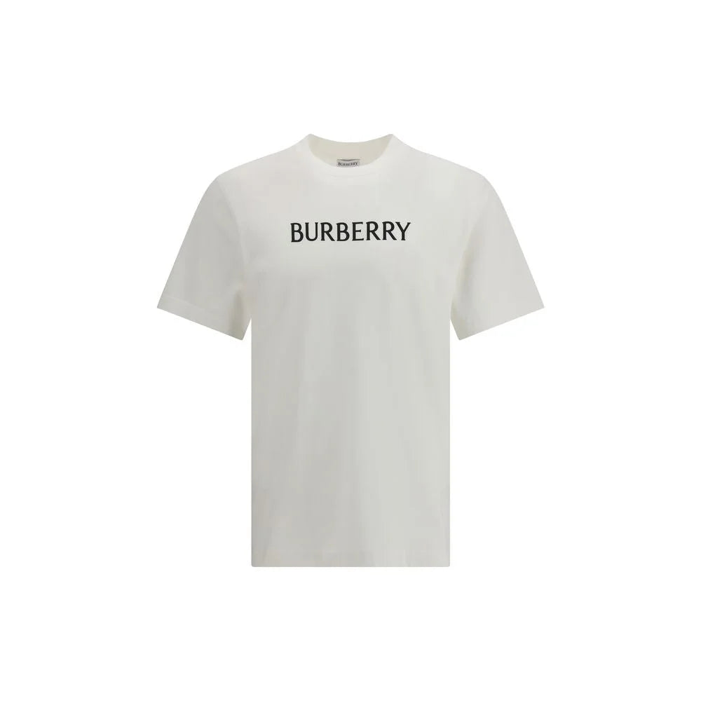 Burberry White Cotton T-Shirt