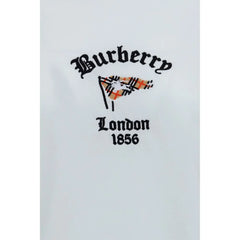 Burberry White Cotton T-Shirt