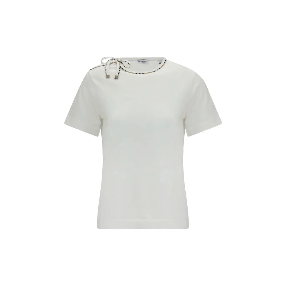 T-shirt z bawełny Burberry, biały - M