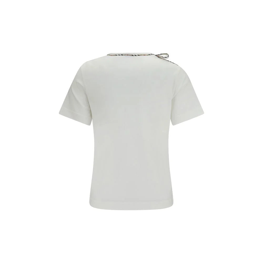 T-shirt z bawełny Burberry, biały - M