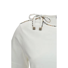 T-shirt z bawełny Burberry, biały - M