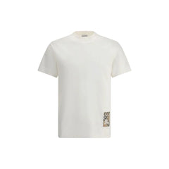 Burberry White Cotton T-Shirt - M