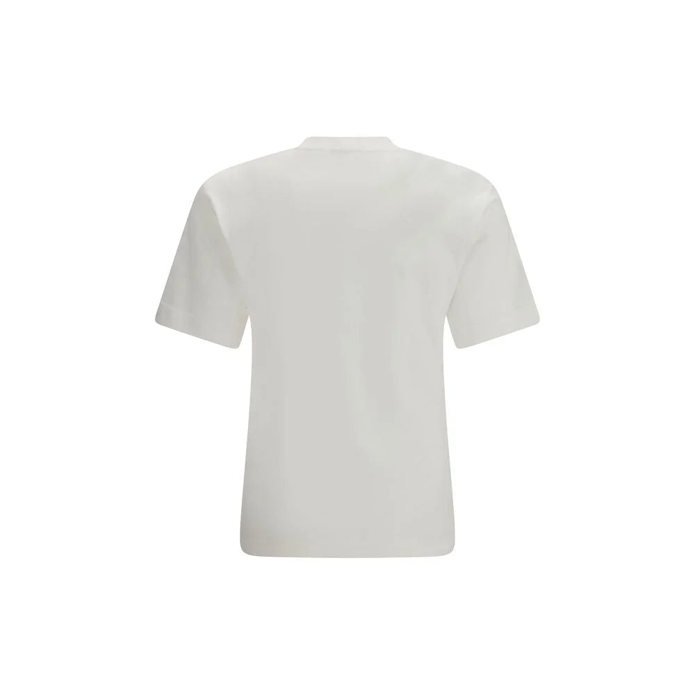 Burberry White Cotton T-Shirt - S