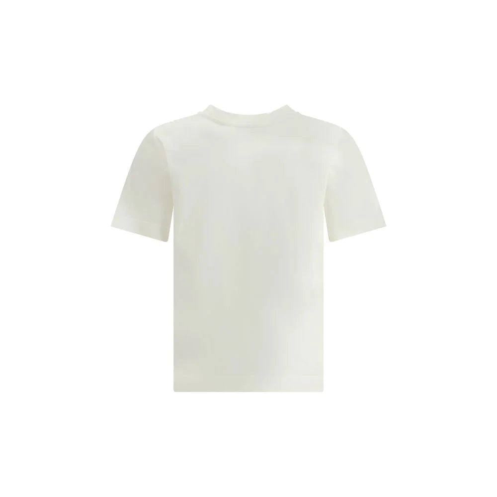 Burberry White Cotton T-Shirt - XS
