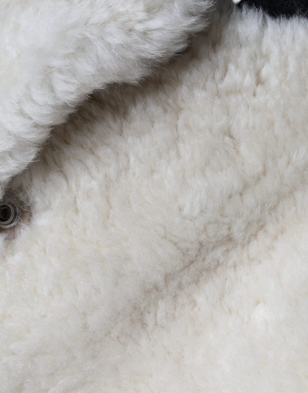 Burberry White WARRENFORD Shearling Leather Vest Coat Jacket - IT44 | L - Vests