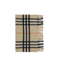 Burberry Wide Check Cashmere Scarf - Scarves & Shawls