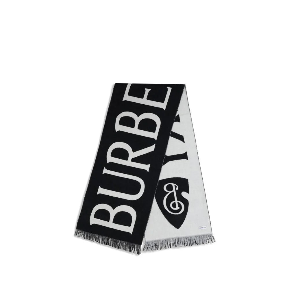 Burberry Wool logo Scarf - Scarves & Shawls