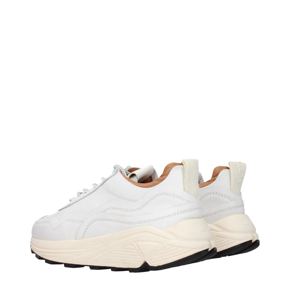 Buttero White Leather Chunky Sneakers - Sneakers