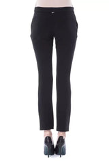 BYBLOS Black Polyester Women Pants - Trousers