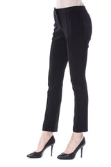 BYBLOS Black Polyester Women Pants - Trousers